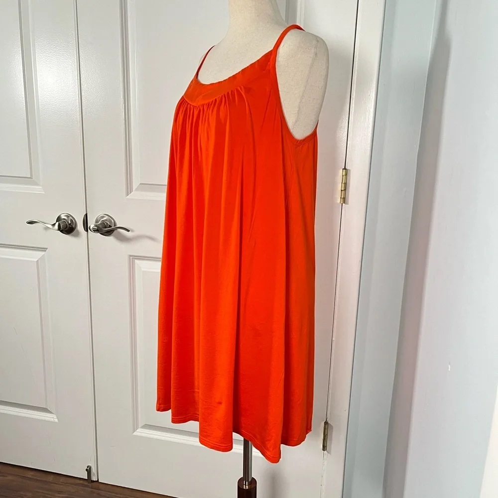 HANRO Orange night dress gown size M - Picture 4 of 6
